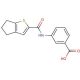 3-{4H,5H,6H-cyclopenta[b]thiophene-2-amido}benzoic acid - chemical structure image
