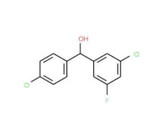 3,4&prime;-Dichloro-5-fluorobenzhydrol - chemical structure image