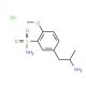 3-(4′-Methoxy-3′-sulfonamidophenyl)-2-propylamine, Hydrochloride (CAS 86225-65-2) - chemical structure image