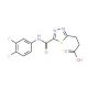 3-(5-{[(3,4-Difluorophenyl)amino]carbonyl}-1,3,4-thiadiazol-2-yl)propanoic acid - chemical structure image