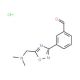 3-{5-[(Dimethylamino)methyl]-1,2,4-oxadiazol-3-yl}benzaldehyde hydrochloride - chemical structure image