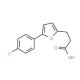 3-[5-(4-Chloro-phenyl)-furan-2-yl]-propionic acid (CAS 23589-02-8) - chemical structure image