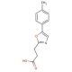 3-[5-(4-methylphenyl)-1,3-oxazol-2-yl]propanoic acid (CAS 705962-58-9) - chemical structure image