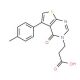 3-[5-(4-methylphenyl)-4-oxothieno[2,3-d]pyrimidin-3(4H)-yl]propanoic acid - chemical structure image