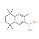 3,5,5,8,8-Pentamethyl-5,6,7,8-tetrahydronaphthalen-2-boronic acid (CAS 169126-64-1) - chemical structure image