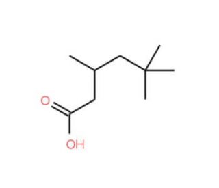 3,5,5-Trimethylhexanoic acid (CAS 3302-10-1) - chemical structure image