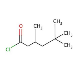 3,5,5-Trimethylhexanoyl chloride (CAS 36727-29-4) - chemical structure image