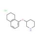 3-(5,6,7,8-Tetrahydro-1-naphthalenyloxy)piperidine hydrochloride - chemical structure image