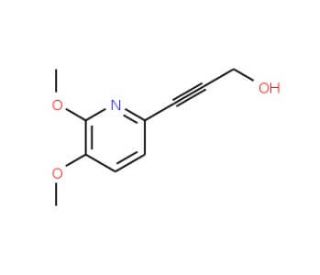 3-(5,6-Dimethoxypyridin-2-yl)prop-2-yn-1-ol (CAS 1087659-28-6) - chemical structure image
