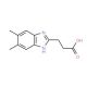 3-(5,6-Dimethyl-1H-benzoimidazol-2-yl)-propionic acid (CAS 173737-04-7) - chemical structure image