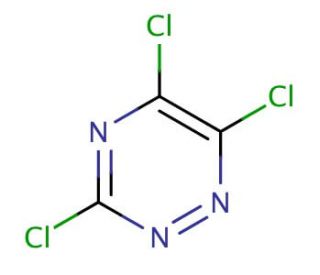 3,5,6-Trichloro-[1,2,4]triazine (CAS 873-41-6) - chemical structure image