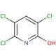 3,5,6-Trichloro-2-pyridinol (CAS 6515-38-4) - chemical structure image
