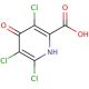 3,5,6-Trichloro-4-hydroxy-2-picolinic Acid (CAS 26449-73-0) - chemical structure image