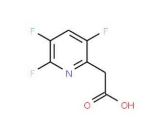 (3,5,6-Trifluoropyridin-2-yl)acetic acid (CAS 1119450-11-1) - chemical structure image