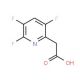 (3,5,6-Trifluoropyridin-2-yl)acetic acid (CAS 1119450-11-1) - chemical structure image