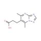 3-(5,7-Dimethyl-[1,2,4]triazolo[1,5-a]pyrimidin-6-yl)-propionic acid (CAS 842955-63-9) - chemical structure image