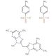 3,5,7-trimethyl-2-[(3,5,7-trimethyl-3H-[1,2,4]triazolo[1,5-a]pyrimidin-8-ium-2-yl)methyl]-3H-[1,2,4]triazolo[1,5-a]pyrimidin-