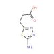 3-(5-Amino-[1,3,4]thiadiazol-2-yl)-propionic acid - chemical structure image