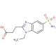 3-[5-(aminosulfonyl)-1-ethyl-1H-benzimidazol-2-yl]propanoic acid - chemical structure image