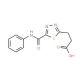 3-[5-(Anilinocarbonyl)-1,3,4-thiadiazol-2-yl]-propanoic acid - chemical structure image