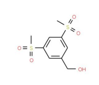 [3,5-Bis(methylsulfonyl)phenyl]methanol (CAS 849924-86-3) - chemical structure image