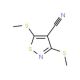 3,5-Bis(methylthio)isothiazole-4-carbonitrile, tech (CAS 4886-13-9) - chemical structure image