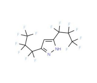 3,5-Bis(perfluoropropyl)pyrazole - chemical structure image