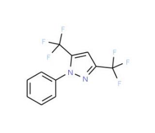3,5-Bis(trifluoromethyl)-1-phenylpyrazole (CAS 140647-19-4) - chemical structure image