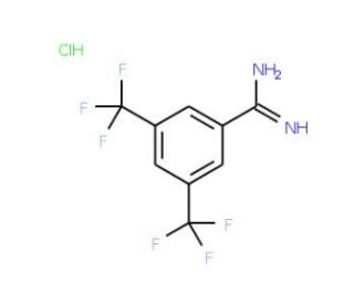 3,5-Bis(trifluoromethyl)benzamidine hydrochloride (CAS 97603-94-6) - chemical structure image