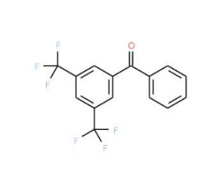 3,5-Bis(trifluoromethyl)benzophenone (CAS 21221-93-2) - chemical structure image