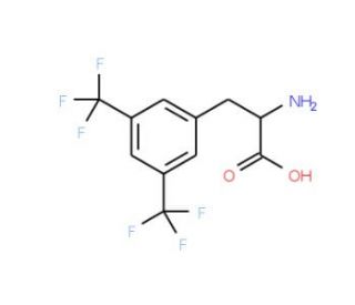 3,5-Bis(trifluoromethyl)-DL-phenylalanine (CAS 237076-69-6) - chemical structure image