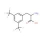 3,5-Bis(trifluoromethyl)-DL-phenylalanine (CAS 237076-69-6) - chemical structure image