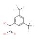 3,5-Bis(trifluoromethyl)mandelic acid (CAS 228107-82-2) - chemical structure image