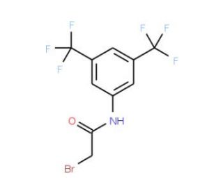 3,5-Bis(trifluoromethyl)-N-(bromoacetyl)aniline (CAS 99468-72-1) - chemical structure image