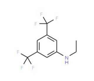 3,5-Bis(trifluoromethyl)-N-ethylaniline (CAS 49850-16-0) - chemical structure image