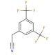 3,5-Bis(trifluoromethyl)phenylacetonitrile (CAS 85068-32-2) - chemical structure image