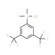3,5-Bis(trifluoromethyl)phenyldimethylchlorosilane (CAS 732306-23-9) - chemical structure image