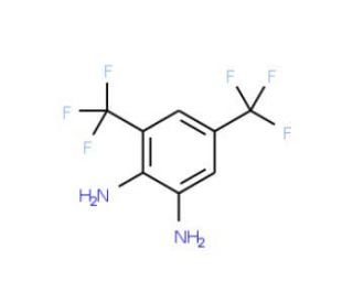 3,5-Bis(trifluoromethyl)phenylene-1,2-diamine (CAS 367-65-7) - chemical structure image