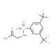 ({[3,5-bis(trifluoromethyl)phenyl]sulfonyl}amino)acetic acid - chemical structure image