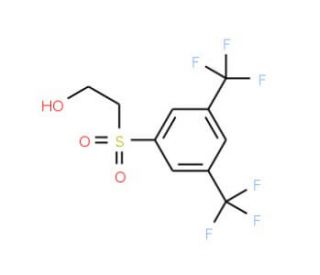3,5-Bis(trifluoromethyl)phenylsulfonylethanol (CAS 450409-87-7) - chemical structure image