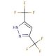 3,5-Bis(trifluoromethyl)pyrazole (CAS 14704-41-7) - chemical structure image