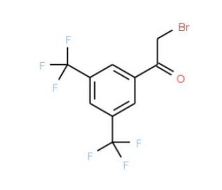3,5-Bistrifluoromethyl-phenacyl bromide (CAS 131805-94-2) - chemical structure image