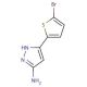 3-(5-bromothiophen-2-yl)-1H-pyrazol-5-amine - chemical structure image