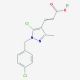 3-[5-chloro-1-(4-chlorobenzyl)-3-methyl-1H-pyrazol-4-yl]acrylic acid - chemical structure image