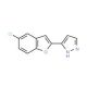 3-(5-Chloro-1-benzo[b]furan-2-yl)-1H-pyrazole - chemical structure image