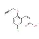3-[5-Chloro-2-(2-propynyloxy)phenyl]acrylic acid - chemical structure image