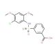 3-(5-Chloro-2,4-dimethoxy-phenylsulfamoyl)-benzoic acid - chemical structure image