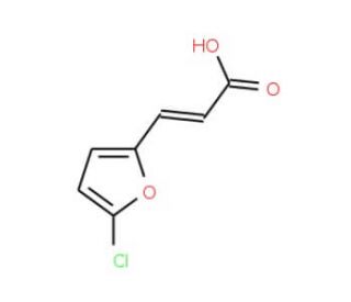 3-(5-chloro-2-furyl)acrylic acid - chemical structure image