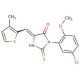 3-(5-chloro-2-methoxyphenyl)-5-[(3-methylthiophen-2-yl)methylidene]-2-sulfanylideneimidazolidin-4-one - chemical structure im