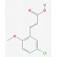 3-(5-Chloro-2-methoxyphenyl)prop-2-enoic acid (CAS 90798-07-5) - chemical structure image